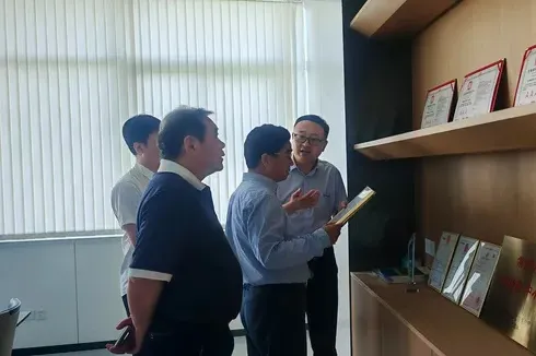 The Leaders of China Resin Association Visit Transcell Intelligent Machinery Co., Ltd