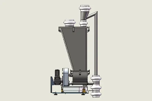 Resolve The Pressure Balance Issue During The Unloading Process Of The Loss-In Weight Feeder